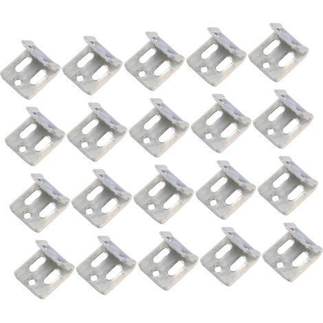 100 pièces Clips à Ressort Renforcés pour Housse Canapé Accessoires de Réparation de Ressorts pour Meubles Installation Facile (1/5)