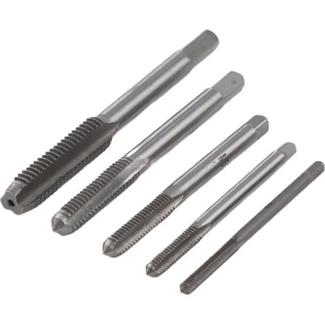 Kit foret et taraud, 5 pièces, M3/5/6/8, HSS, goujure droite (1/5)