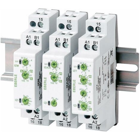 Eberle 0530 52 649 001 IZA/R Relais temporisé multifonction 1 pc(s) Plage temporelle: 0.05 s - 100 h 1 inverseur (RT) (1/3)