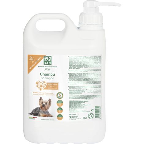 Shampoo con olio per la visione per menforsan Special Canine Hairsssing 5L (1/4)