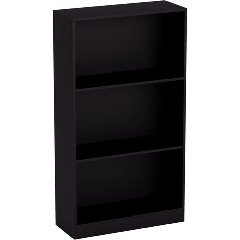 Étagère, Bois, Noir, 24 x 60 x 108 centimetres (1/5)