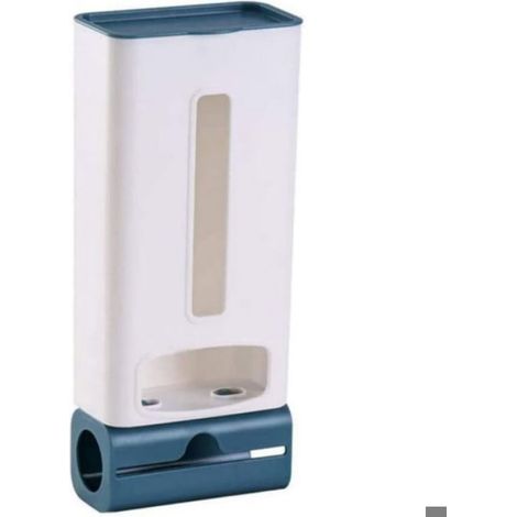 Distributeur De Sacs Mural - 30 x 12 x 7 cm - En Plastique Écologique Sans BPA - Pour Cuisine Bureau Salon Chambre - 1 Pièce (1/5)