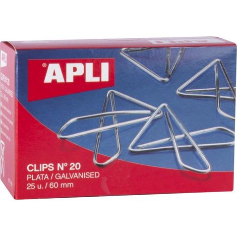 APLI C.25 clips mariposa n.20 60mm