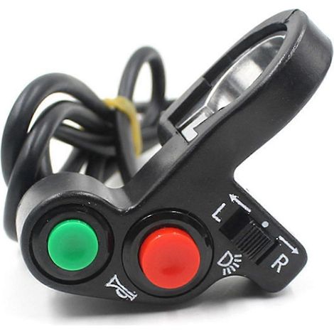 Interrupteur marche/arrêt pour phare de moto, résistant aux hautes et basses températures. Cadeau idéal pour Noël et le Nouvel An. (1/3)