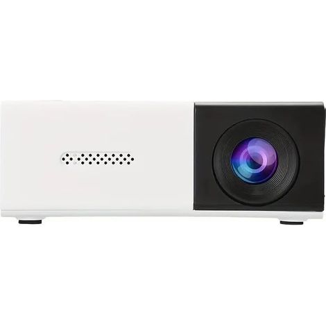 Mini Video projecteur Projector retroprojecteur Portable Compatible Smartphone/Console de Jeu/Firestick clé passerelle/Mirror Screen Telephone/HDMI/TV