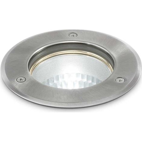 Ideal Lux Park - 1 petit spot encastrable rond en acier IP65, GU10 (1/2)
