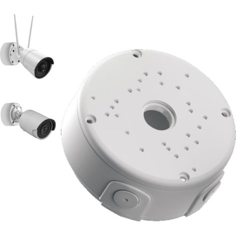 Scatola di giunzione profonda 120 mm per telecamere di sorveglianza, scatola di gestione cavi per telecamere IP CCTV dome e bullet, scatola di montaggio per sistemi di telecamere WLAN (1/5)