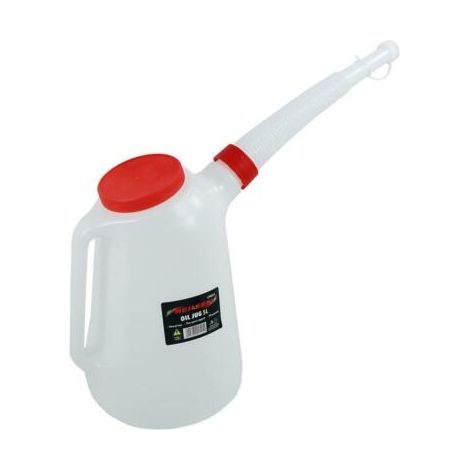 5L Graduated Pourer 5 Litre Oil Fuel Jerry Can Container Measuring Jug CT4515