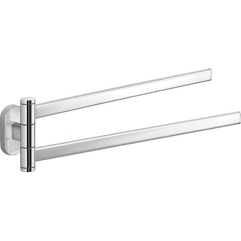 GEDY 53231300200 FEBO Toallero 2 Barras Giratorias 35 cm Cromo - ref: 53231300200
