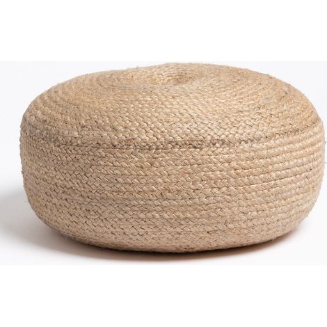 Puff redondo en yute Pilew SKLUM Ø50 cm (1/5)
