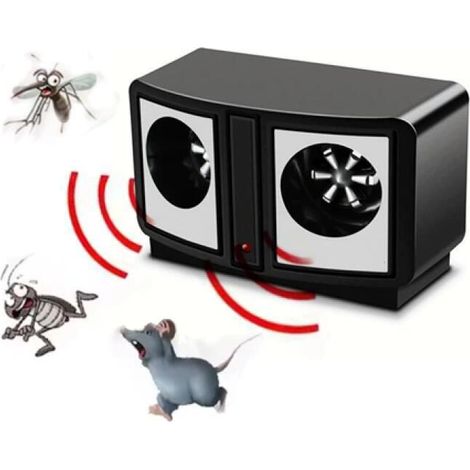 HOXILEELEORépulsif ultrasons rats et souris 300 m² – Émet des ondes sonores inaudibles – Pour espaces intérieurs (1/5)
