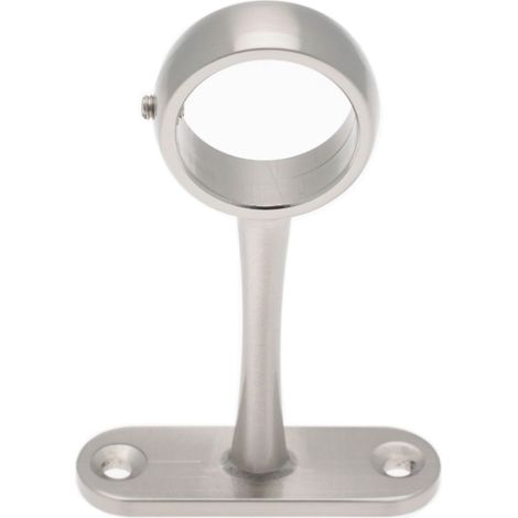 2 Supports à il - Chrome Mat - 70MM - Diamètre 25
