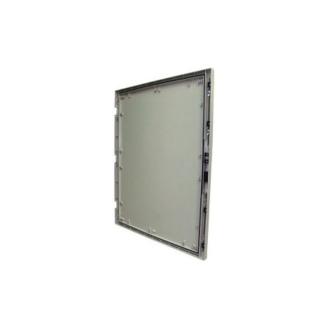 Porte pleine grise pour coffret polyester NSYPLM108 avec fermeture SCHNEIDER NSYDPLM108 (1/2)