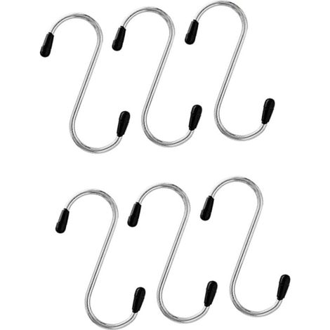 12 Pièces Crochet s Acier Inoxydable Pour Salle De Bain Salon Maison Porte Serviette Crochet Suspension Multifonctions (1/5)
