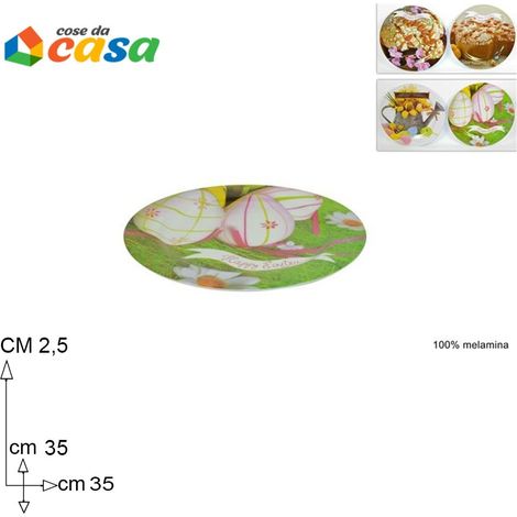Decorazioni pasquali piatto vassoio centrotavola di pasqua cm35 idea regalo 4pz (1/4)