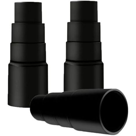 Lot de 3 adaptateurs pour aspirateur, réducteur pour outils, découpable de 21 à 35 mm, pour aspirateurs industriels, aspirateurs secs et humides, etc, Compatible avec Kärcher, Bosch, Makita, N (1/5)