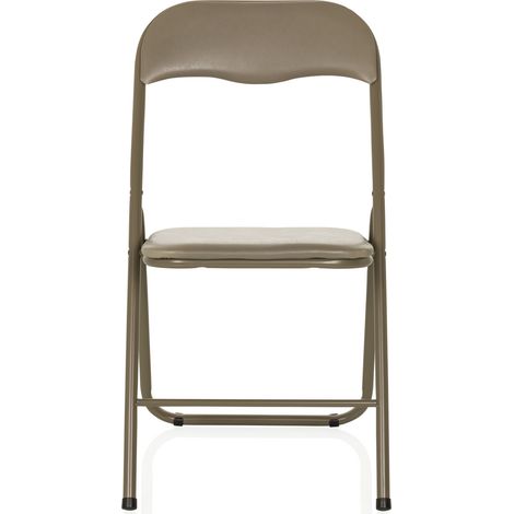 [NEUWERTIG] B-Ware Hjh Office Tudela Basic Pvc Taupe Konferenzstuhl Besucherstuhl Klappstuhl97