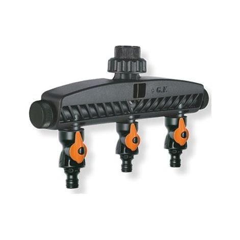 Distributore multi uscita per rubinetti g.f. 3/4" (1/4)