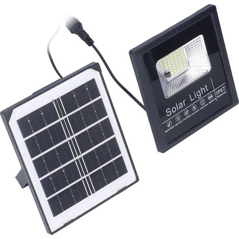 Éclairage solaire mural réglable, étanche IP67, en silicium polycristallin, avec 44 LED, pour jardin et rue. (1/5)