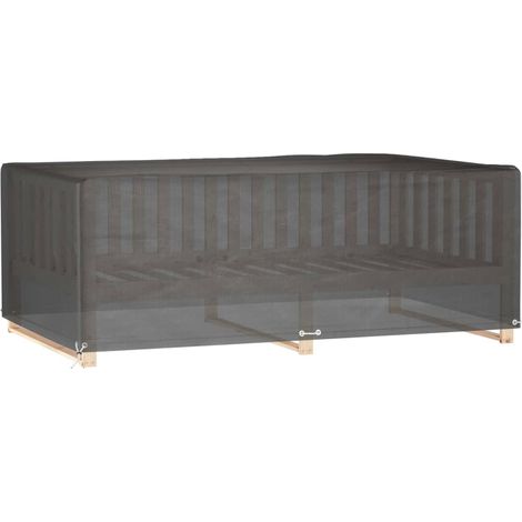 vidaXL Gartenmöbelabdeckung 12 Ösen 213x132x75cm rechteckig