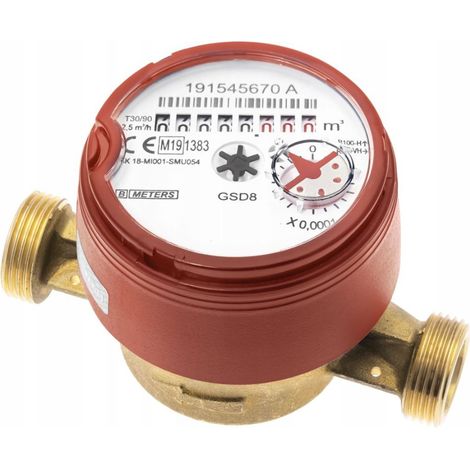 WASSERZÄHLER GSD8 1/2'' 2,5m3 WARMWASSER BMETER (1/2)