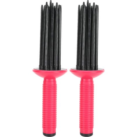 Brosse à friser moelleuse anti-dérapante en peigne pour boucler les cheveux, fer à friser lisseur, outils de coiffure (1/5)