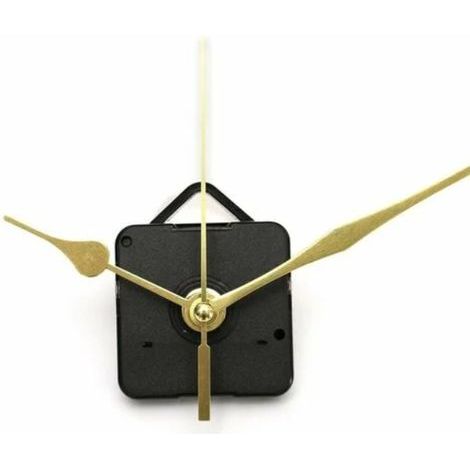 1x Geräuschloses Quarz-Uhrwerk, 3 Zeiger, dekorative Goldoberfläche, dekorative Wanduhr für Wohnzimmer, Schlafzimmer (1/5)