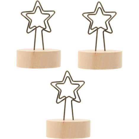 30 supports photo étoile – clips décoratifs pour bureau et événements (1/3)
