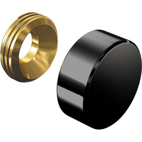 Cache vis noir 13 mm (à l'unité) (1/3)