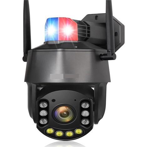 Caméra de sécurité à Domicile Caméra IP extérieure 5MP 4G Carte Sim Suivi Automatique 30X Zoom Optique PTZ Audio bidirectionnel IR 150m caméra de Surveillance(5MP 4G Add 128GB) (1/5)