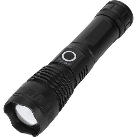 Lampe torche/lampe de travail LED 2 en 1, rechargeable, base magnétique, tuyau flexible, lampe pour machine-outil CNC/fraiseuse/machine à coudre, lampe LED à col réglable pour machine-outil/tour. (1/5)