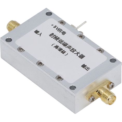 Amplificateur à faible bruit 0.01-4G, fréquence radio LNA à Gain élevé 40dB pour analyseurs de spectre GPS UHF VHF (1/5)