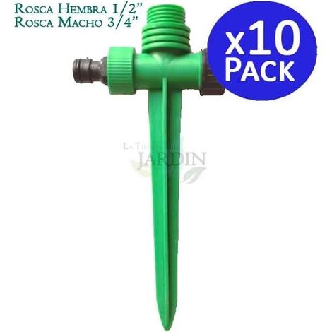 Kunststoff-Sprinkler-Halterung 1/2"-3/4"  10er-Pack Bewässerungshalterungen für Gartensprenger  3/4"-Seitengewinde