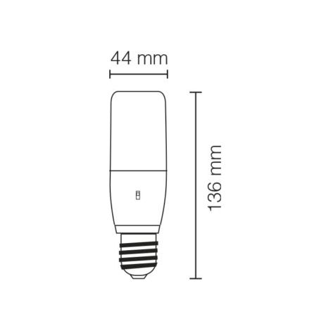 Lampada LED cambiatono E27 15W luce calda 3000K per esterni STO11073/C