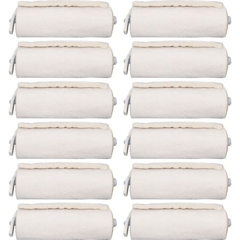 12 coussinets thermiques en mousse douce, respirante et portable pour cheveux, protection contre la chaleur, usage salon et maison (1/5)