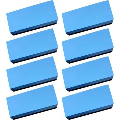 8 tampons éponge polissage double face haute densité, pour cire cristal, entretien carrosserie pro (1/5)