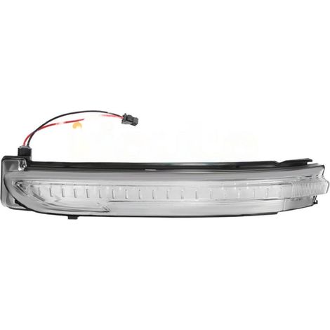 Feu clignotant, répétiteur latéral sur rétroviseur gauche blanc Nissan Qashqai 2 2014-2021
