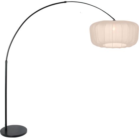 Steinhauer - lampada da terra - Sparkled Light - beige nero -