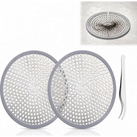 Hair Catcher Drain Filter, 12 cm, Stainless Steel Hair Shower Filter for Bathroom and Kitchen Hair Catcher Bathtub Anti Hair Shower for Siphon Bath Hair Filter (1/5)