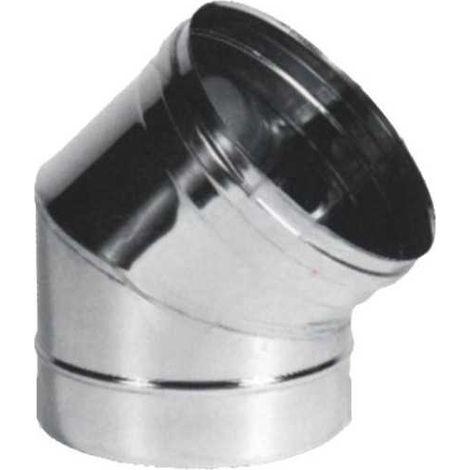 Codo de acero inoxidable para sectores de 45° 16 Maral