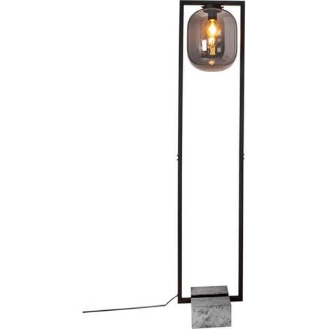 Lampe sur pied Dixton verre de fumée - 4100830-4505 (1/3)