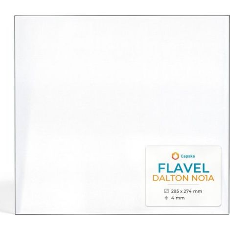 Vitre Flavel DALTON NO1A - Verre Rectangle pour poêle à bois - 295 x 274 mm (L1 x H1) - 4 mm (1/5)