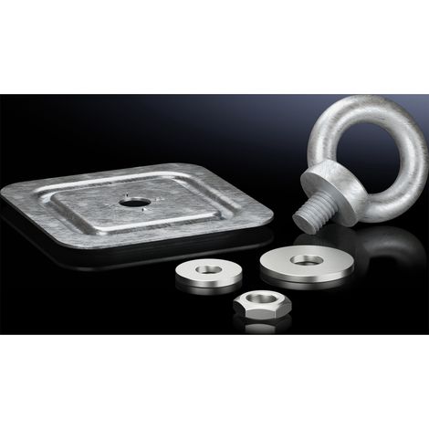 Rittal Transportöse AX, M12, Stahlblech, Zink, 2509010 (1/2)