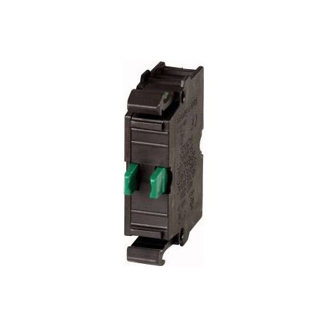 Eaton – Élément de contact 1 NO (T) 230 V/AC – 400 V/AC – 500 V/AC – 24 V/DC – 110 V/DC – 220 V/DC – Commutateur M22-K10 (1/2)