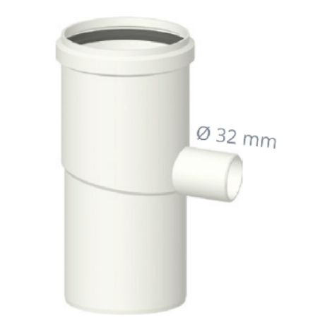 SEPARATORE DI CONDENSA CON VITE ANALISI FUMI IN PPs Diam. 80 STABI