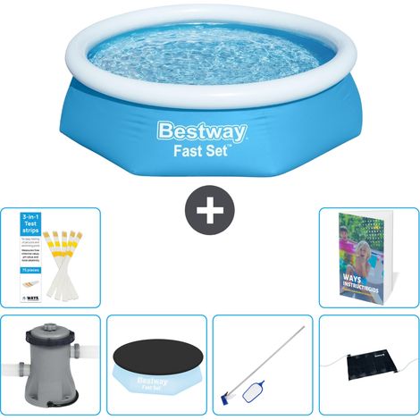Bestway Piscina Bestway Fast Set Rotonda - 244x61 cm - 7-pezzi  S241