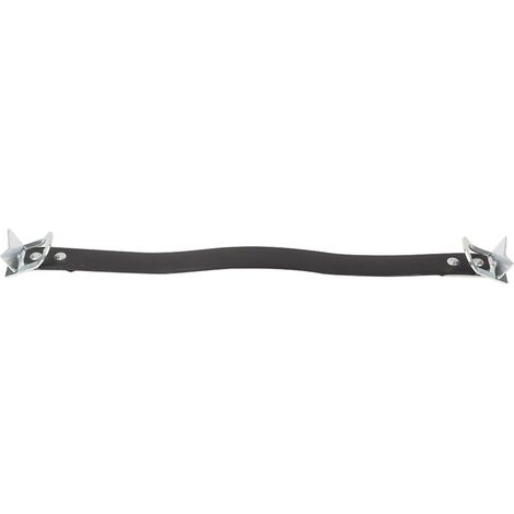 Jeffergarden Sangle porte-batterie, sangle de maintien robuste en vinyle noir résistant aux acides, universelle pour voiture (1/4)