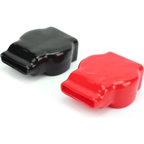 La borne de batterie couvre la protection positive négative de chapeau de poteau supérieur universel pour le camion de moto de voiture (1/5)