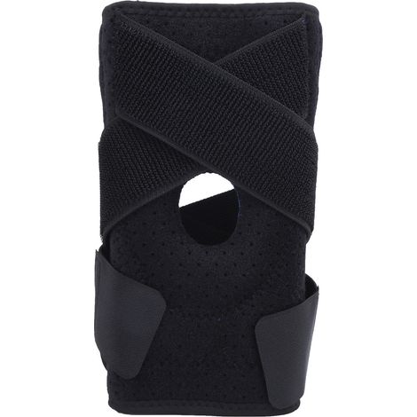 Genouillère sportive élastique pressurisée, soutien pour fitness, entraînement, protection articulaire, équipement de sport. (1/5)