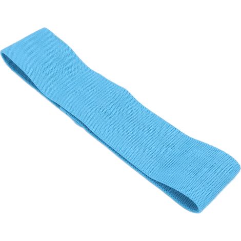 Bande de résistance élastique multifonction pour fitness, antidérapante, extensible, bleue, équipement d'entraînement musculaire à domicile (1/5)